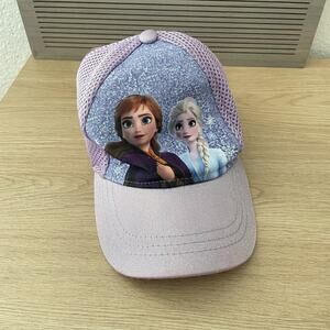 Disney Frozen II Anna Elsa Girls Youth OSFM Adjustable Baseball Cap Hat